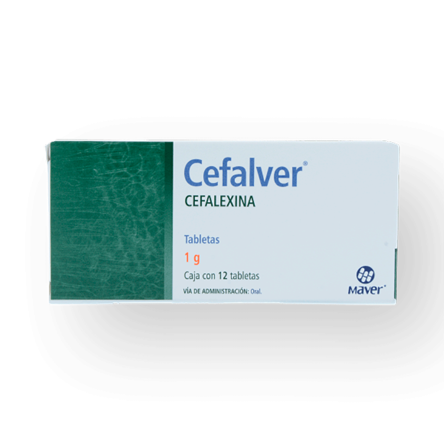 CEFALVER (CEFALEXINA 1G) 12TABS