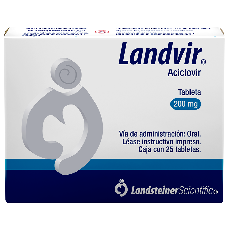 LANDVIR 25 TAB 200 MG