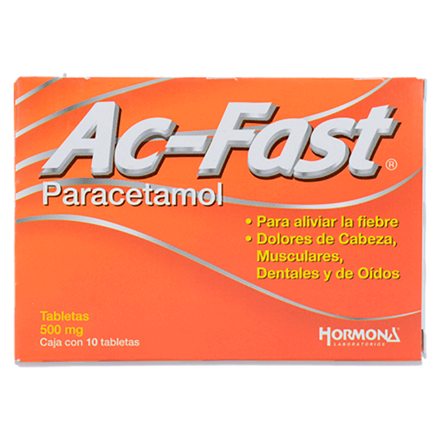 AC-FAST (PARACETAMOL 500MG) 10TABS