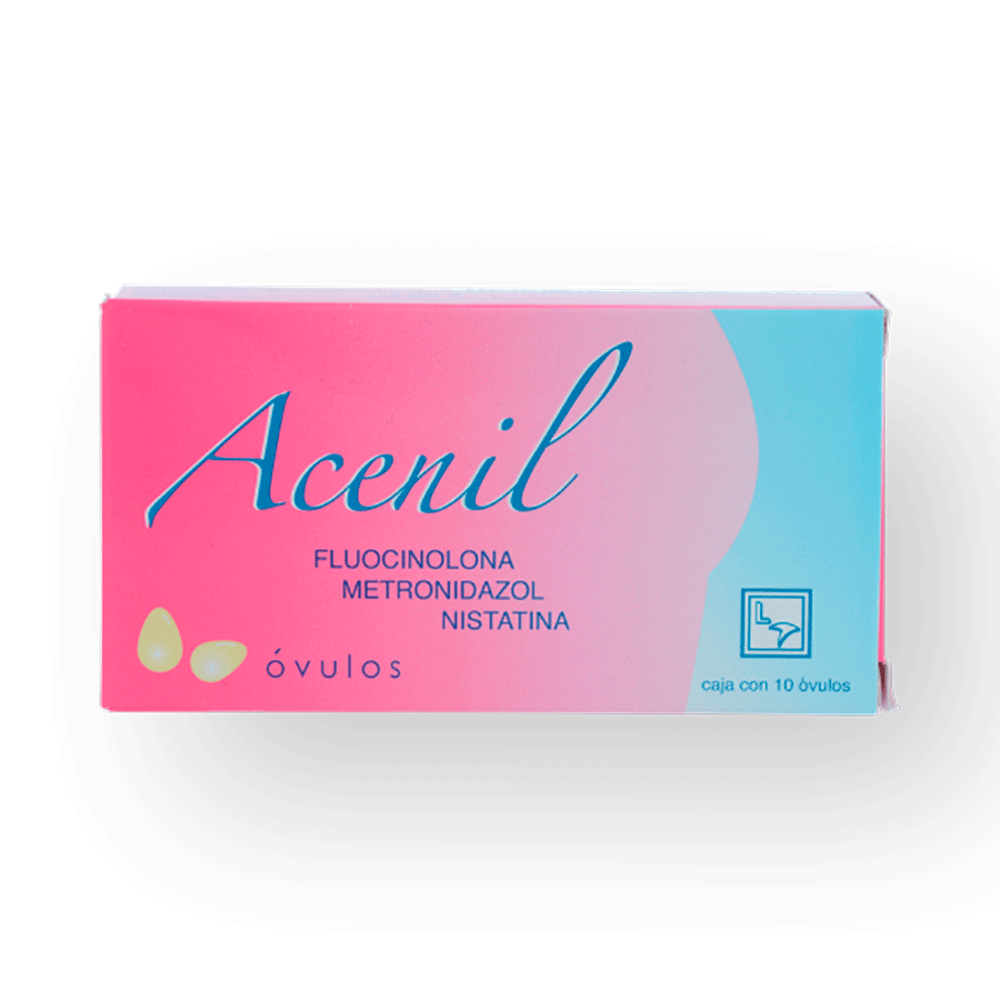 ACENIL (METRONIDAZOL/NISTATINA 500MG/100 000U) 10OVU