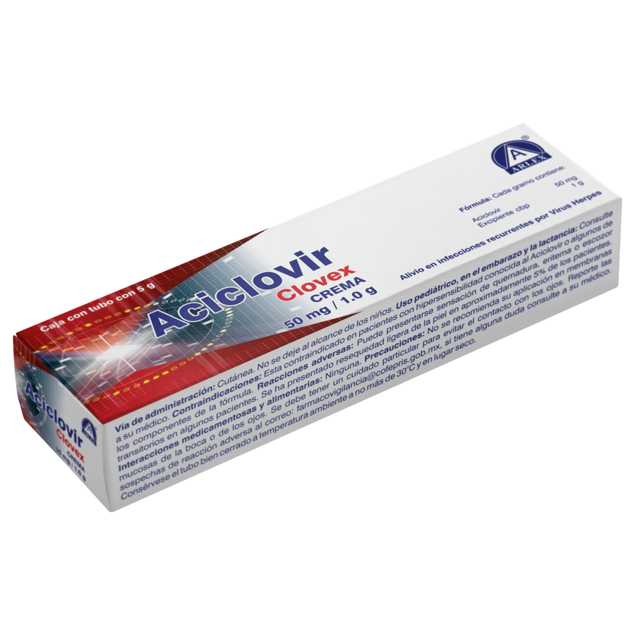 ACICLOVIR 50MG/1G (CLOVEX) 5G CMA