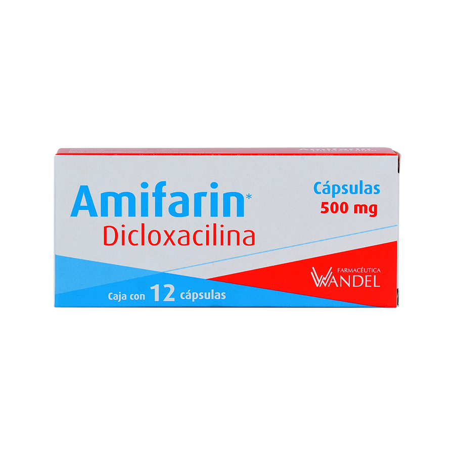 AMIFARIN (DICLOXACILINA 500MG) 12CAPS