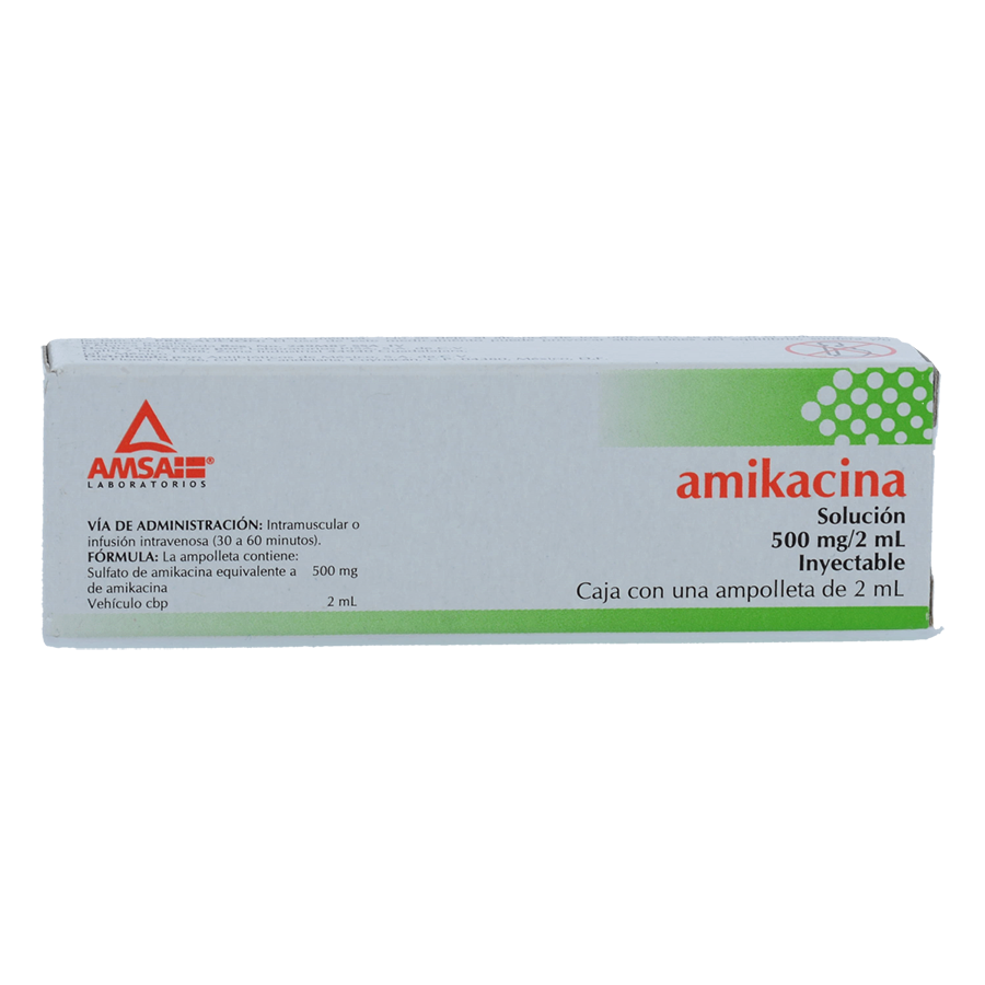 AMIKACINA 500MG/2ML SOL 1AMP