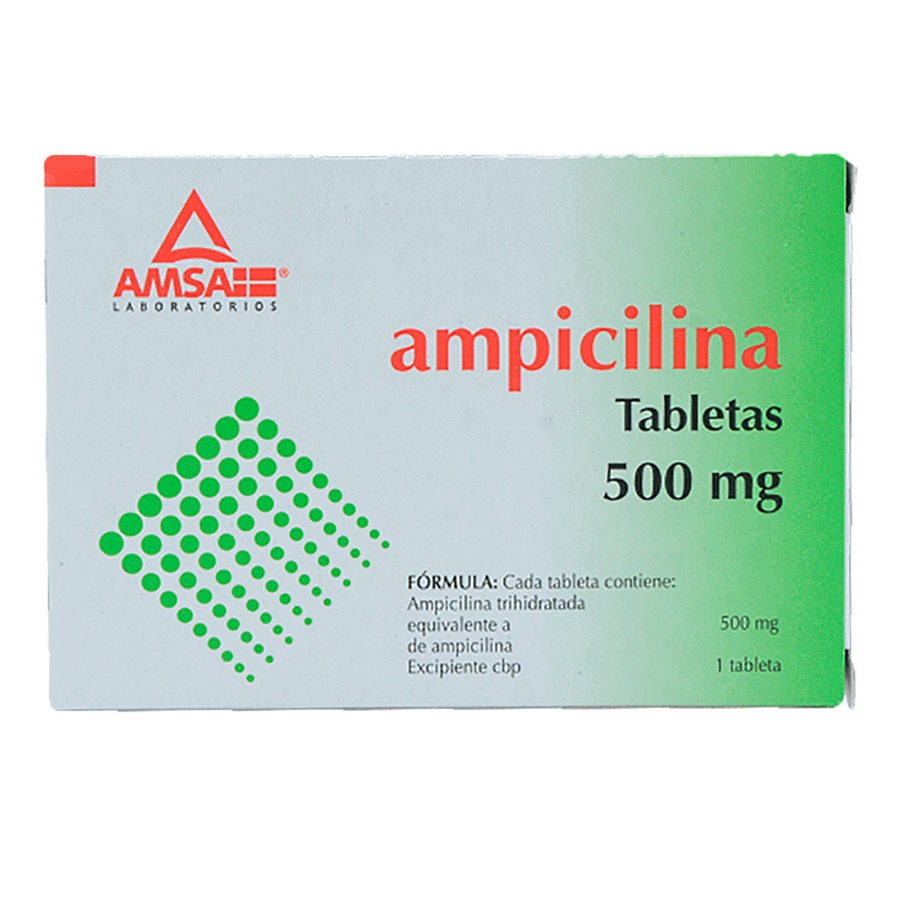 AMPICILINA 500MG 20TABS