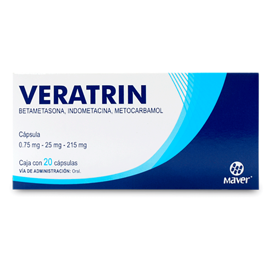 VERATRIN (0.75MG/25MG/215MG) 20CAPS